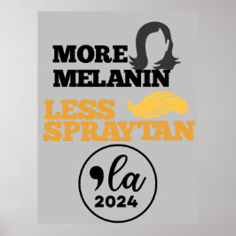 Verkiezingen 2024 Kamala Harris Grappig Anti Trump Poster