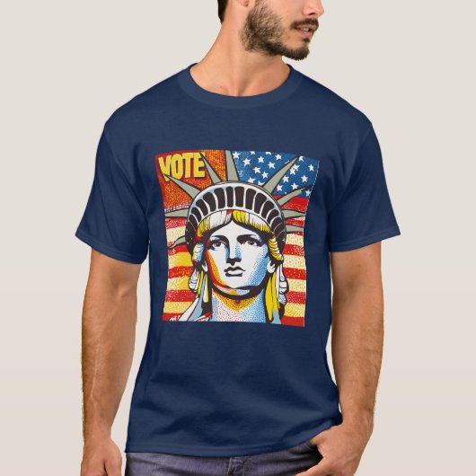 Verkiezingen 2024 Liberty T-shirt (Voorkant)