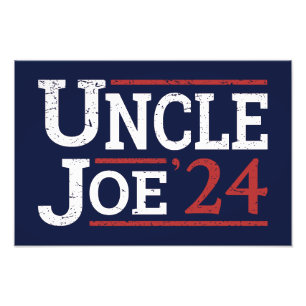 Verkiezingen 2024 - Oom Joe I Foto Afdruk