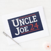 Verkiezingen 2024 - Oom Joe I Rechthoekige Sticker (Envelop)