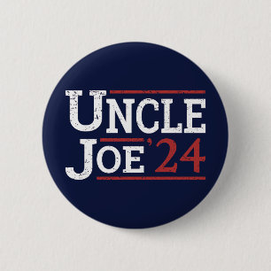 Verkiezingen 2024 - Oom Joe I Ronde Button 5,7 Cm