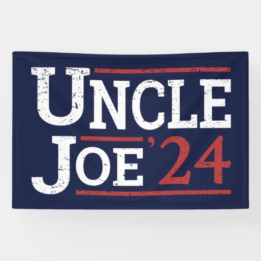 Verkiezingen 2024 - Oom Joe I Spandoek (Horizontaal)