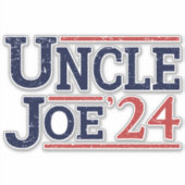 Verkiezingen 2024 - Oom Joe I Sticker (Voorkant)