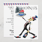 Verkiezingen 2024 organiseren kaart (Voorkant / Achterkant)