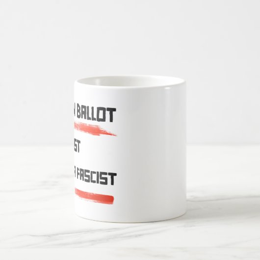 Verkiezingen 2024: Stemming niet fascistisch Koffiemok (Center)