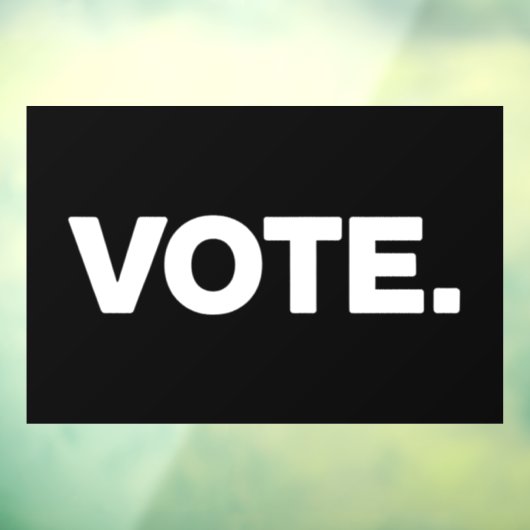 Verkiezingen 2024 Stemrecht Stemrecht Raamsticker (Vel 3)