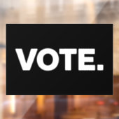 Verkiezingen 2024 Stemrecht Stemrecht Raamsticker (Vel 2)