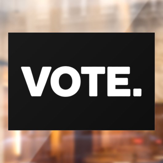 Verkiezingen 2024 Stemrecht Stemrecht Raamsticker (Vel 2)