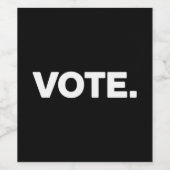 Verkiezingen 2024 Stemrecht Stemrecht Wijn Etiket (Enkel label)