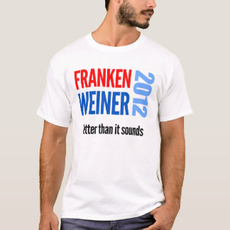 Verkiezingen Al Franken/Tony Weiner 2012 T-shirt
