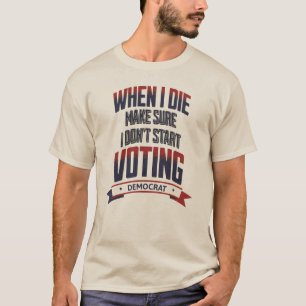 Verkiezingen, anti-democratisch, Republikeinse GOP T-shirt