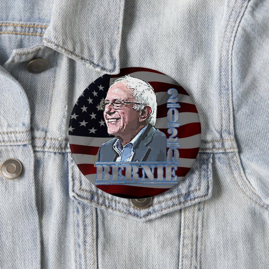 Verkiezingen Bernie Sanders steunen ronde Button 2 (In situ)