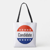 Verkiezingen Custom Candidate Campaign 2026 Tote Bag (Achterkant)