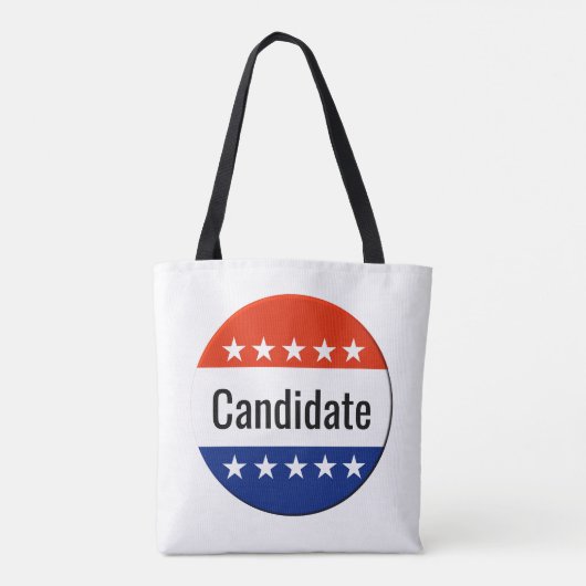 Verkiezingen Custom Candidate Campaign 2026 Tote Bag (Achterkant)