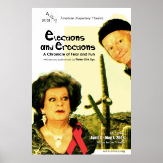 VERKIEZINGEN EN VERKIEZINGEN POSTER