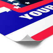 Verkiezingen Fotocampagne Sjabloon toevoegen Poster (Hoek)