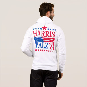 Verkiezingen Harris en Walz 2024 Hoodie