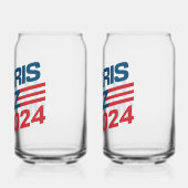 Verkiezingen Harris Walz 2024 Blikvorm Glas (Links)