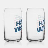 Verkiezingen Harris Walz 2024 Blikvorm Glas (Rechts)