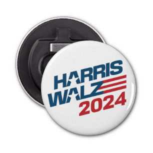 Verkiezingen Harris Walz 2024 Button Flesopener