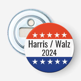 Verkiezingen Harris Walz 2024 Button Flesopener