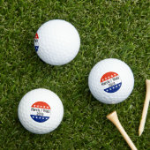 Verkiezingen Harris Walz 2024 Golfballen (Insitu Gras)