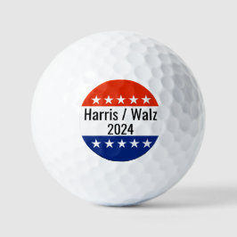 Verkiezingen Harris Walz 2024 Golfballen