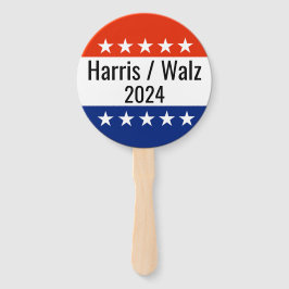 Verkiezingen Harris Walz 2024 Handwaaier