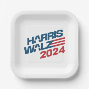 Verkiezingen Harris Walz 2024 Papieren Bordje