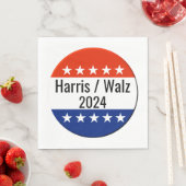Verkiezingen Harris Walz 2024 Servet (Insitu)