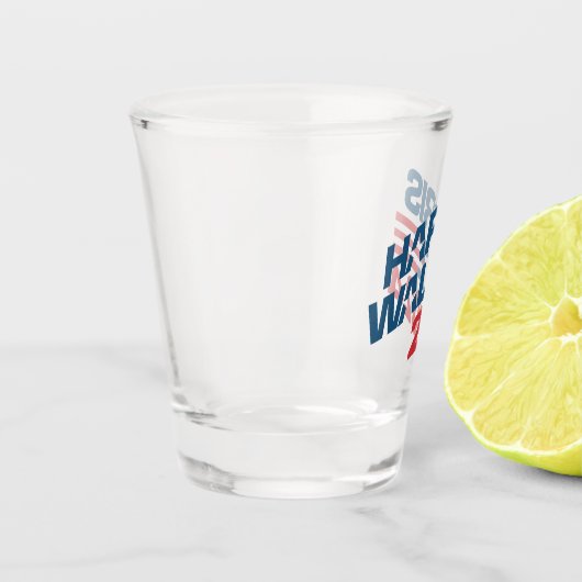 Verkiezingen Harris Walz 2024 Shot Glas (Links)