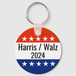 Verkiezingen Harris Walz 2024 Sleutelhanger