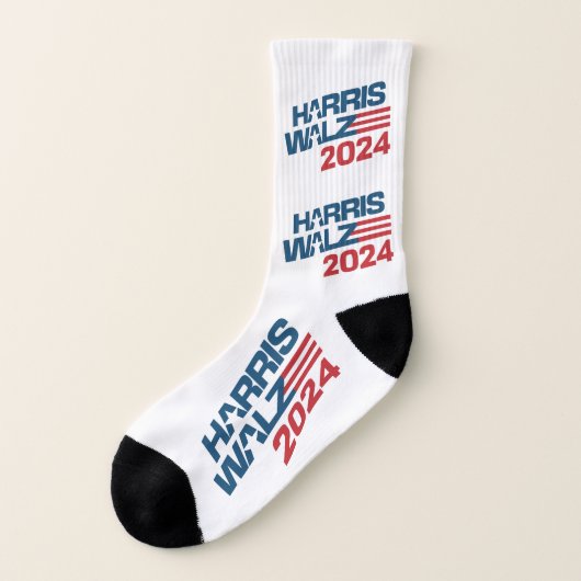 Verkiezingen Harris Walz 2024 Sokken (Links - buitenkant)
