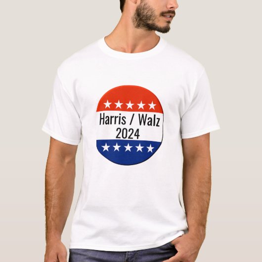 Verkiezingen Harris Walz 2024 T-shirt (Voorkant)