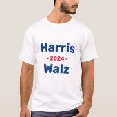Verkiezingen Harris Walz 2024 T-shirt (Voorkant)