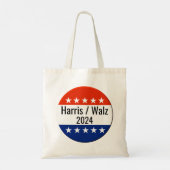 Verkiezingen Harris Walz 2024 Tote Bag (Achterkant)