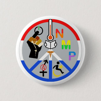Verkiezingen in 2016, anti-Trump, liberale waarden Ronde Button 5,7 Cm