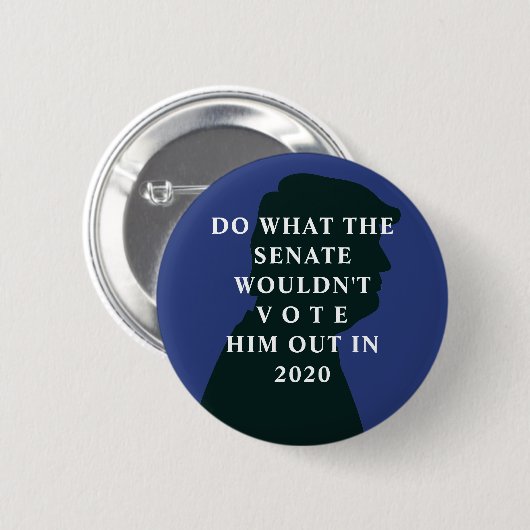Verkiezingen in 2020 ronde button 5,7 cm (Voorkant /achterkant)