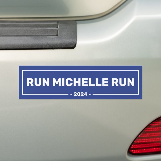 Verkiezingen Michelle Obama 2024 Bumpersticker (Op auto)