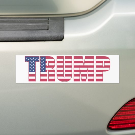 Verkiezingen Trump 2024 Bumpersticker (Op auto)