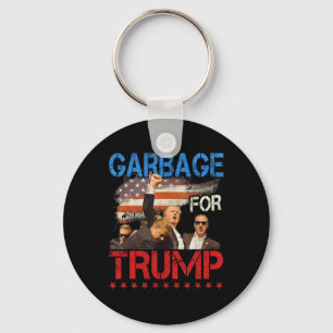 Verkiezingen Trump 2024 Trots op vuilnisstem Trump Sleutelhanger