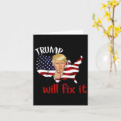 Verkiezingen Trump 2024 zullen het ontwerp reparer Kaart (Gele Bloem)