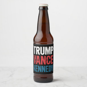 Verkiezingen Trump Vance Kennedy 2024 Bier Etiket