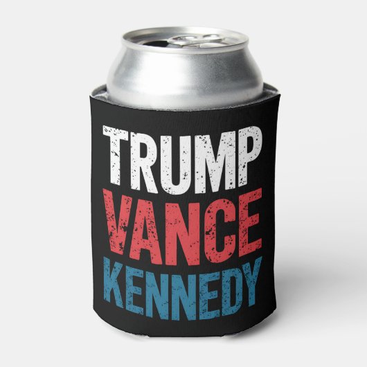 Verkiezingen Trump Vance Kennedy 2024 Blikjeskoeler (Blikje Voorkant)