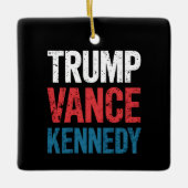 Verkiezingen Trump Vance Kennedy 2024 Keramisch Ornament (Voorkant)