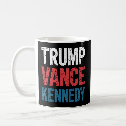 Verkiezingen Trump Vance Kennedy 2024 Koffiemok (Links)