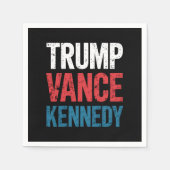 Verkiezingen Trump Vance Kennedy 2024 Servet (Voorkant)