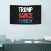 Verkiezingen Trump Vance Kennedy 2024 Spandoek (Beurs)