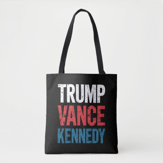 Verkiezingen Trump Vance Kennedy 2024 Tote Bag (Voorkant)
