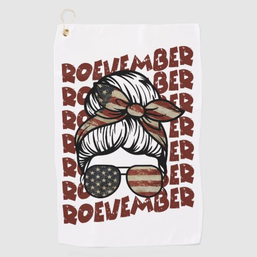 Verkiezingen van 24 november golfhanddoek (Voorkant)